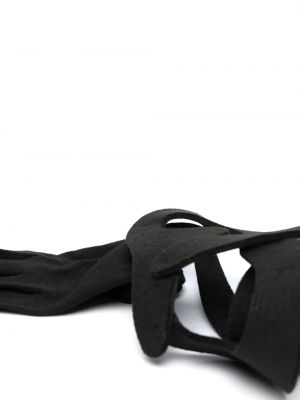 Handschuh aus baumwoll Yohji Yamamoto schwarz