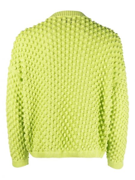 Sweter z okrągłym dekoltem chunky Bonsai zielony