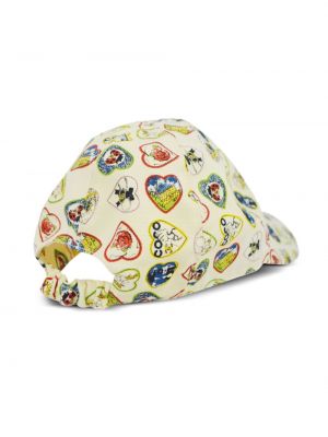 Cap mit print Chanel Pre-owned weiß