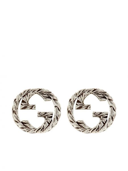 Pendientes Gucci plateado