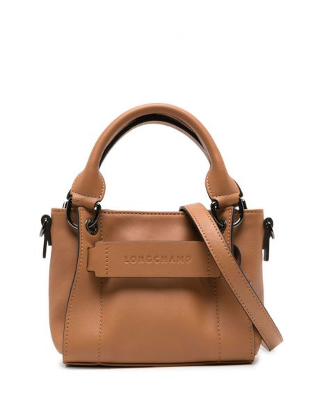 Farvet taske Longchamp brun