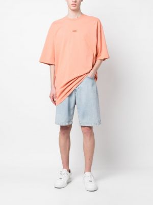 Medvilninis marškinėliai 032c oranžinė