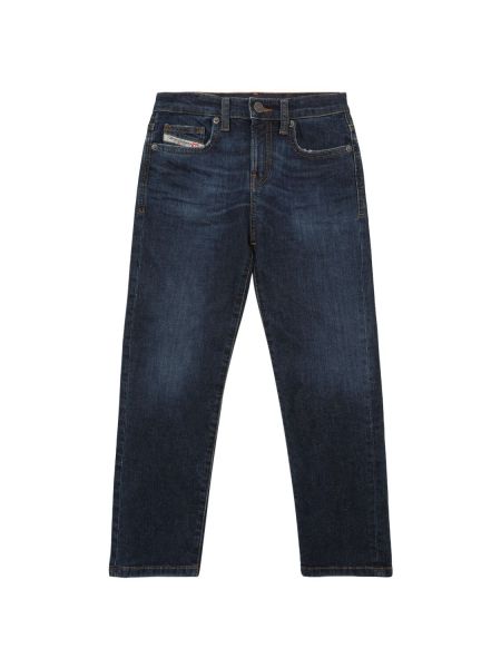 Bomull stretch jeans for gutter Diesel Kids blå