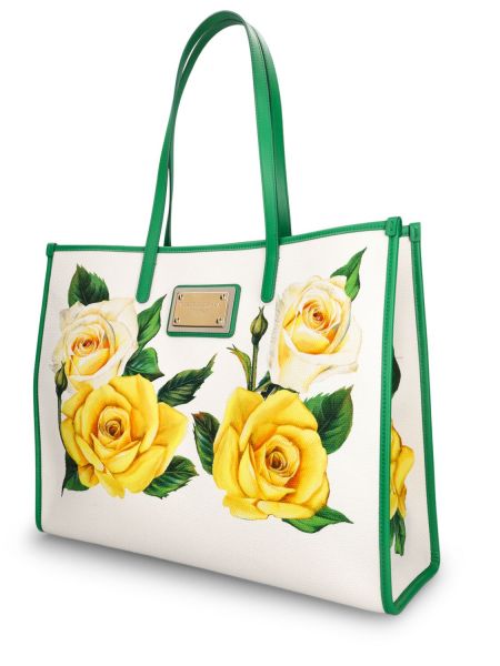 Nakupovalna torba Dolce & Gabbana bela