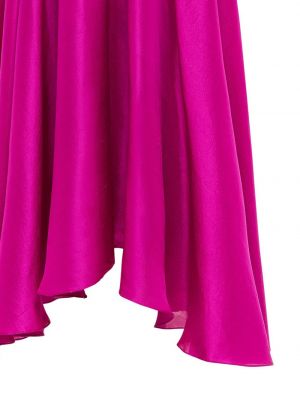 Robe de soirée en soie Azeeza rose