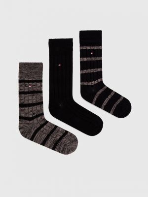 Чорапи Tommy Hilfiger черно