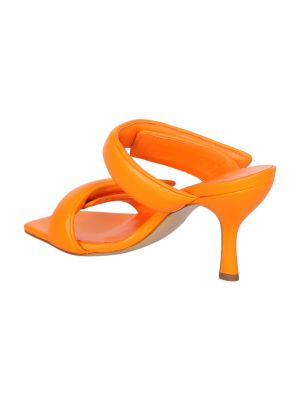 Calzado de cuero Gia Borghini naranja