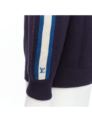Sudadera de lana Louis Vuitton Vintage azul