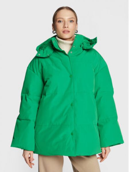 Voľná priliehavá bunda Samsoe Samsoe zelená