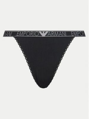 Kalhotky string Emporio Armani Underwear černé