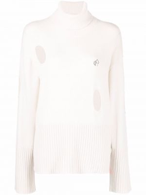 Пуловер Off-white бяло