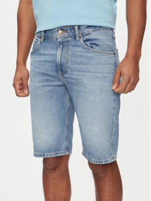 Shorts en jean avec poches Lee bleu