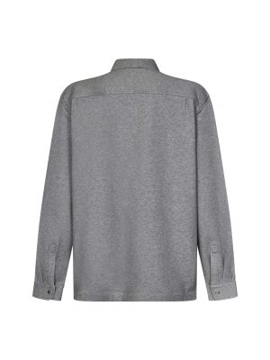 Camisa con bordado de algodón Givenchy gris
