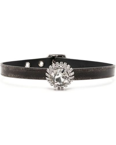 Krystaller choker Miu Miu brun