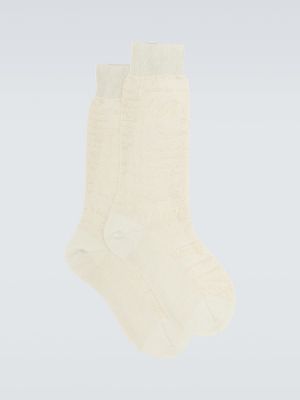 Памучни чорапи Berluti бежово