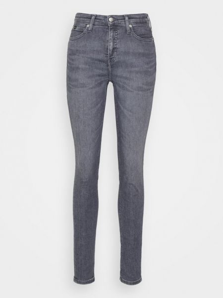 Jeansy skinny Calvin Klein Jeans szare