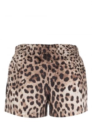 Shorts mit print mit leopardenmuster Dolce & Gabbana