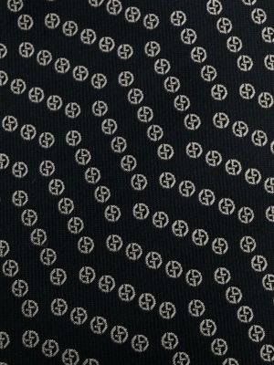Seiden krawatte mit print Giorgio Armani