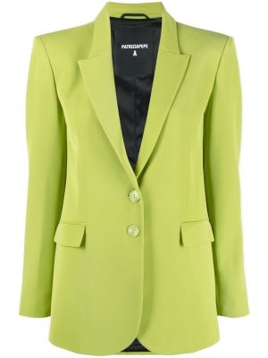 Lang blazer Patrizia Pepe grønn