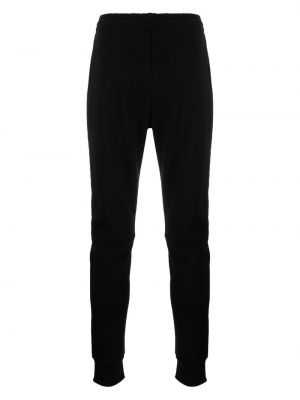 Slim fit sportovní kalhoty Lacoste černé