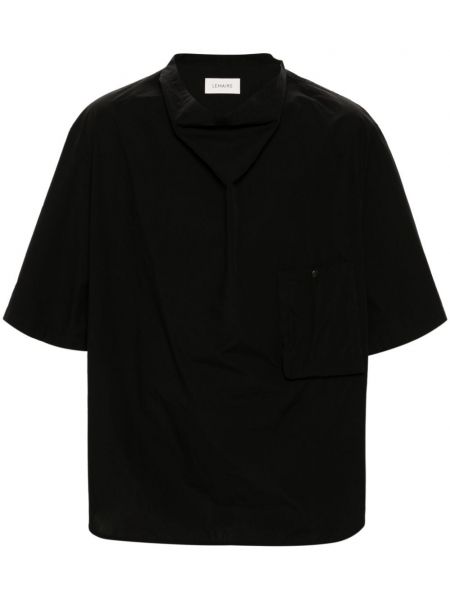 Kokvilnas krekls Lemaire melns