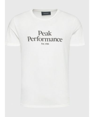 Peak Performance Póló Original G77692360 Fehér Slim Fit