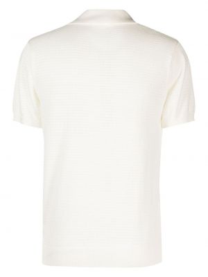 Polo en tricot Frescobol Carioca blanc