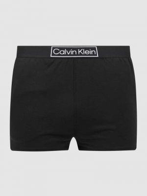 Dzianinowe szorty Calvin Klein Underwear czarne