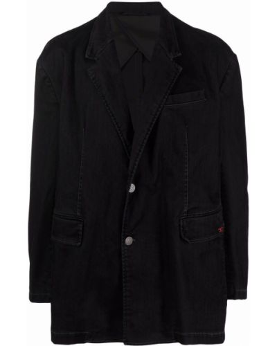 Lang blazer Diesel svart