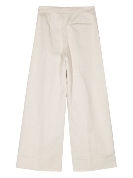 Pantalon large Stella Mccartney beige