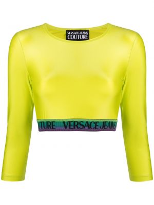 Топ Versace Jeans Couture зелено