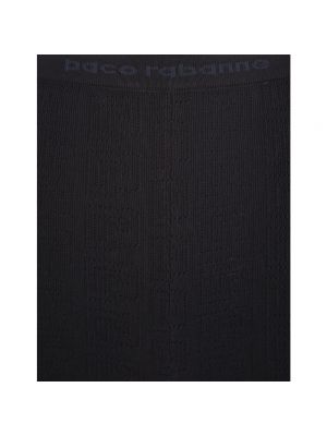 Pantalones cortos de ciclismo Paco Rabanne negro