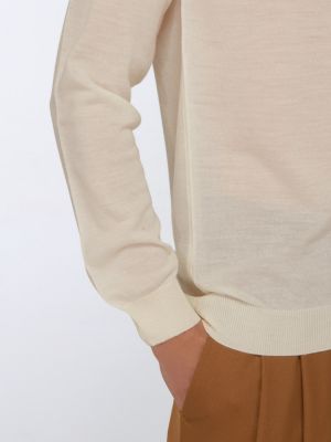Sweter wełniany Caruso biały