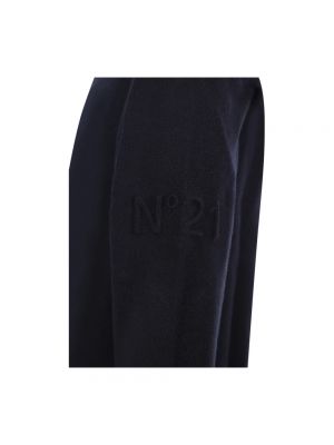 Sudadera de lana de tela jersey Nº21 negro