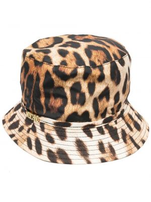 Mütze mit print mit leopardenmuster Moschino
