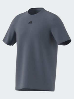 Priliehavé tričko Adidas sivá