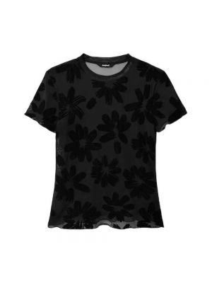 T-shirt slim Desigual noir