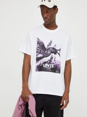 Koszulka bawełniana z nadrukiem Levi's