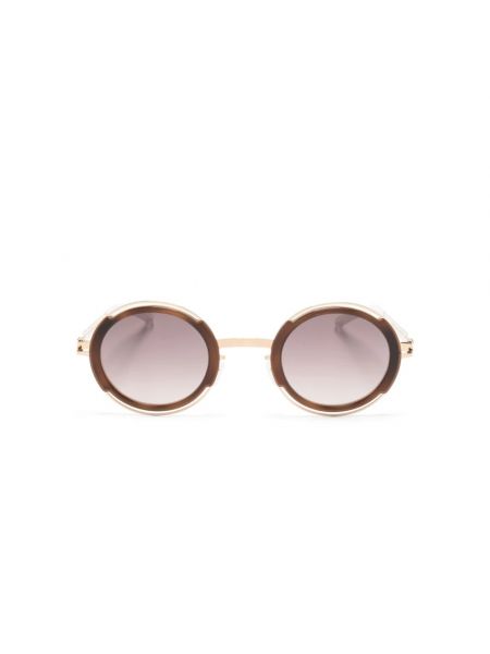 Gafas de sol con perlas Mykita marrón