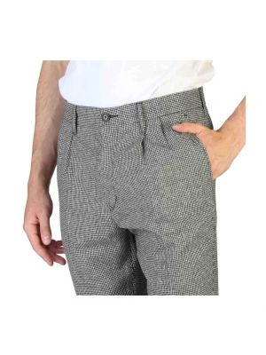 Pantalones de lana con cremallera Tommy Hilfiger negro