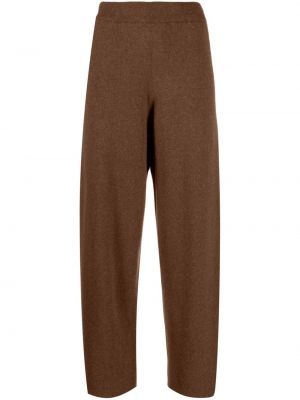 Pantalon en laine Lemaire marron