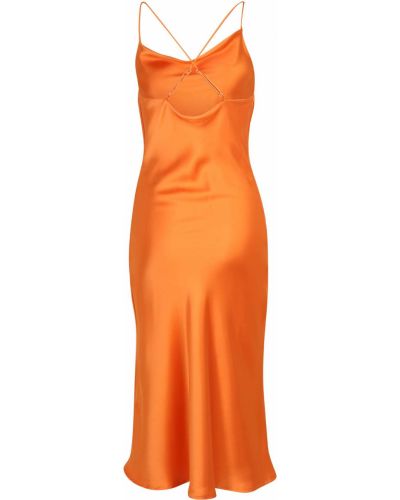 Večernja haljina Object Petite narančasta