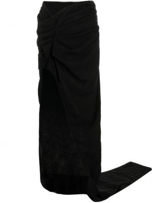 Długa spódnica Rick Owens czarna