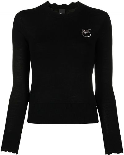Jersey de tela jersey Pinko negro