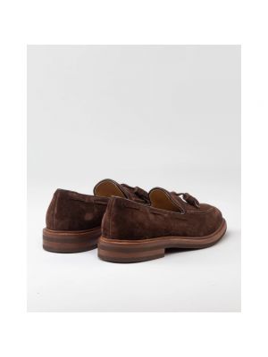 Loafers de ante Brunello Cucinelli marrón