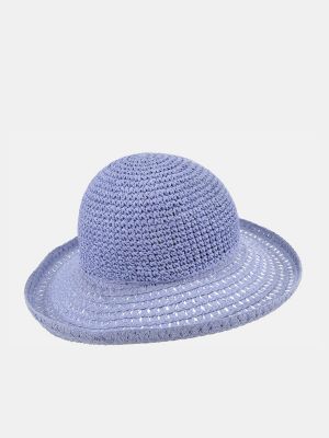 Соломенная шляпа Seeberger синяя