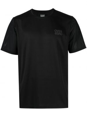 Tīkliņa sporta t-krekls Over Over melns