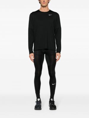 T-shirt de sport à imprimé Nike noir