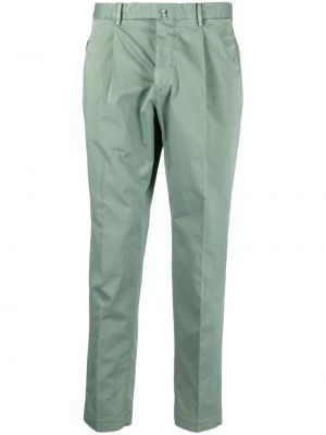 Slim fit kalhoty Dell'oglio zelené