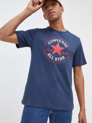 Koszulka bawełniana z nadrukiem Converse